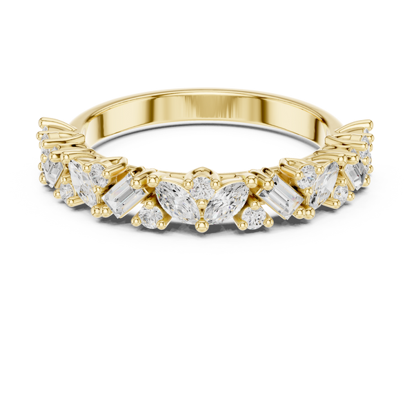 Summit Crest Lab Grown Diamond Intertwined Pave Ring