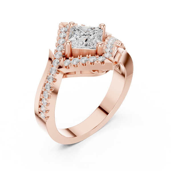 Glacier Peak Lab Grown Diamond Baguette Ring