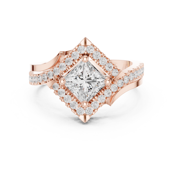 Glacier Peak Lab Grown Diamond Baguette Ring