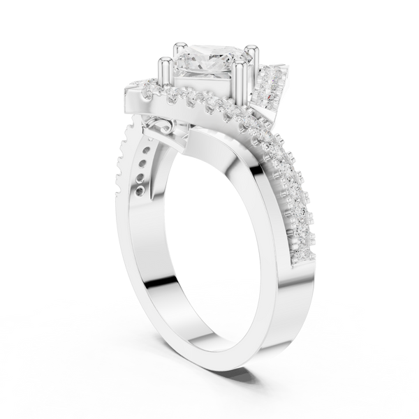 Glacier Peak Lab Grown Diamond Baguette Ring