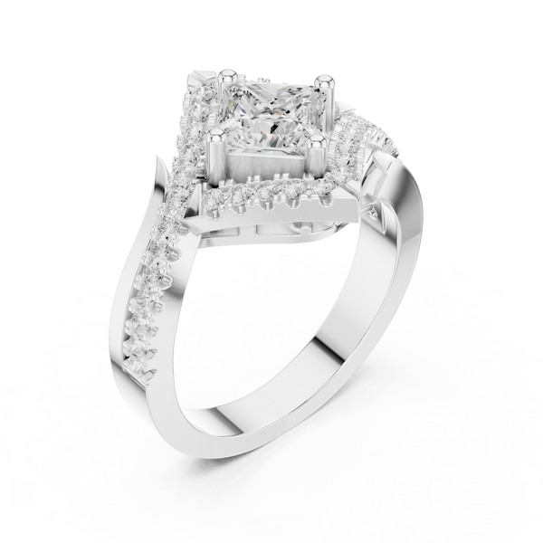Glacier Peak Lab Grown Diamond Baguette Ring