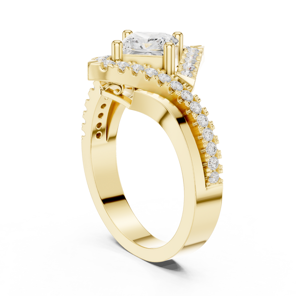 Glacier Peak Lab Grown Diamond Baguette Ring