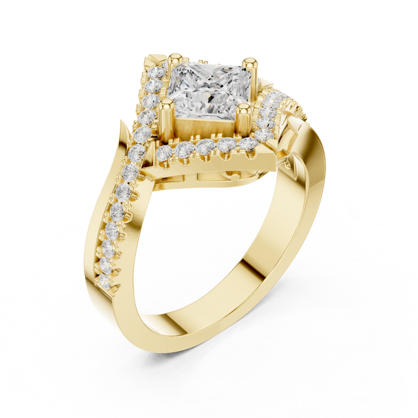 Glacier Peak Lab Grown Diamond Baguette Ring