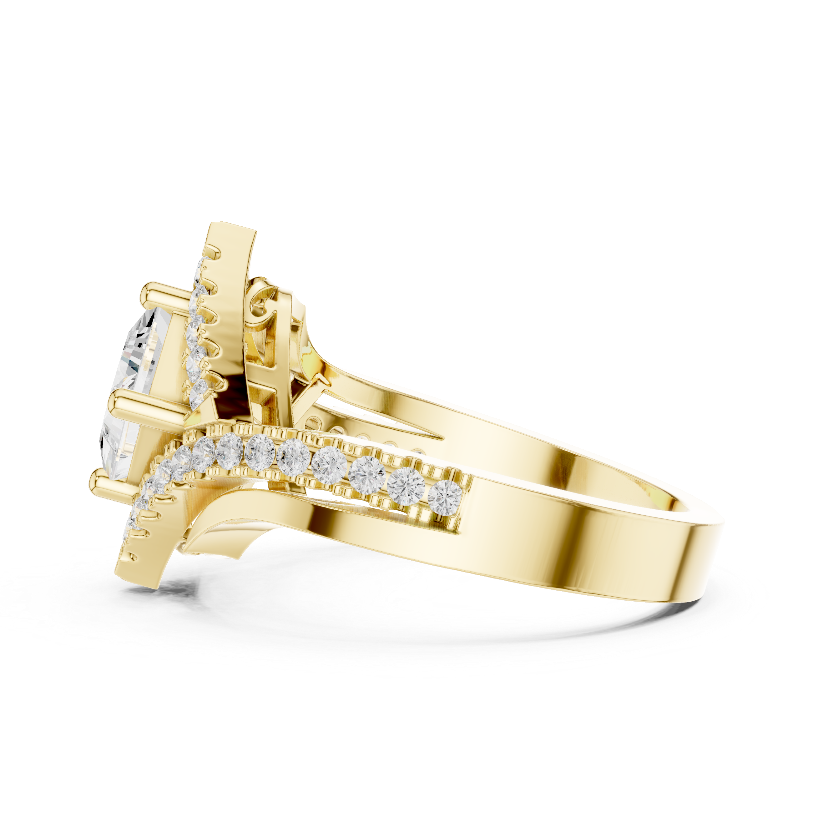 Glacier Peak Lab Grown Diamond Baguette Ring