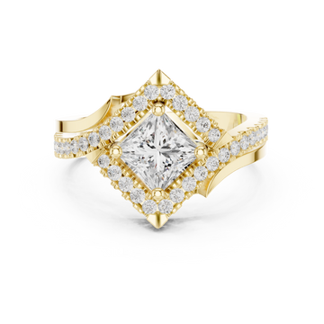 Glacier Peak Lab Grown Diamond Baguette Ring