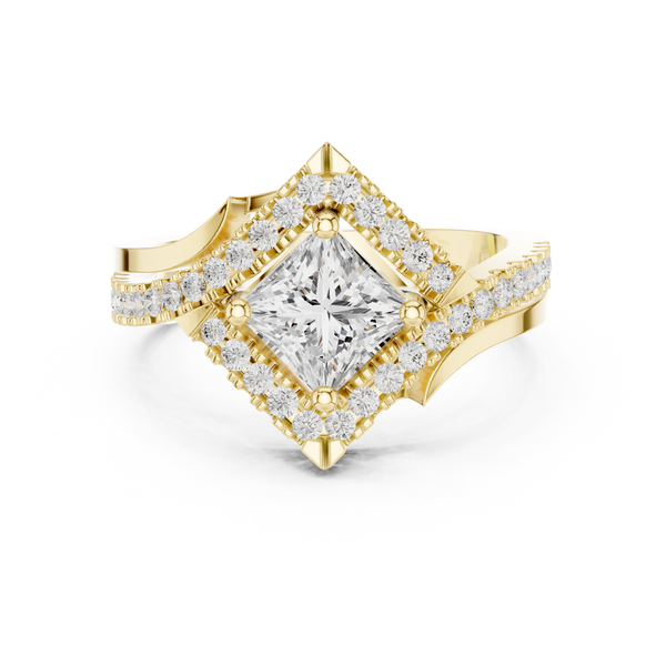 Glacier Peak Lab Grown Diamond Baguette Ring