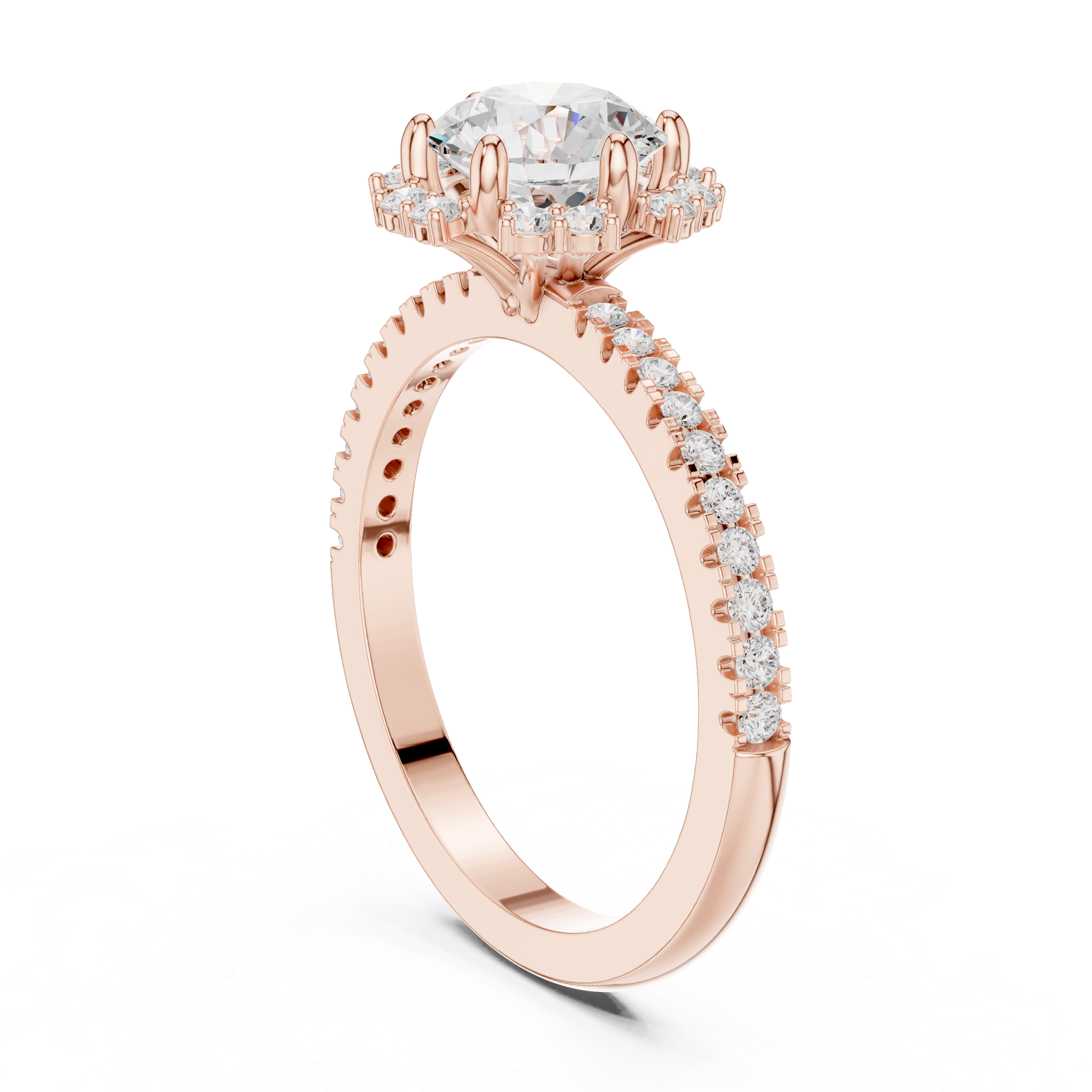 Oasis Bloom Lab Grown Diamond Octagon Halo