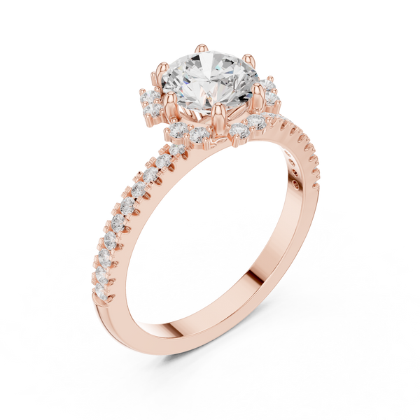 Oasis Bloom Lab Grown Diamond Octagon Halo