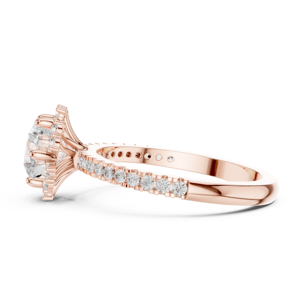 Oasis Bloom Lab Grown Diamond Octagon Halo