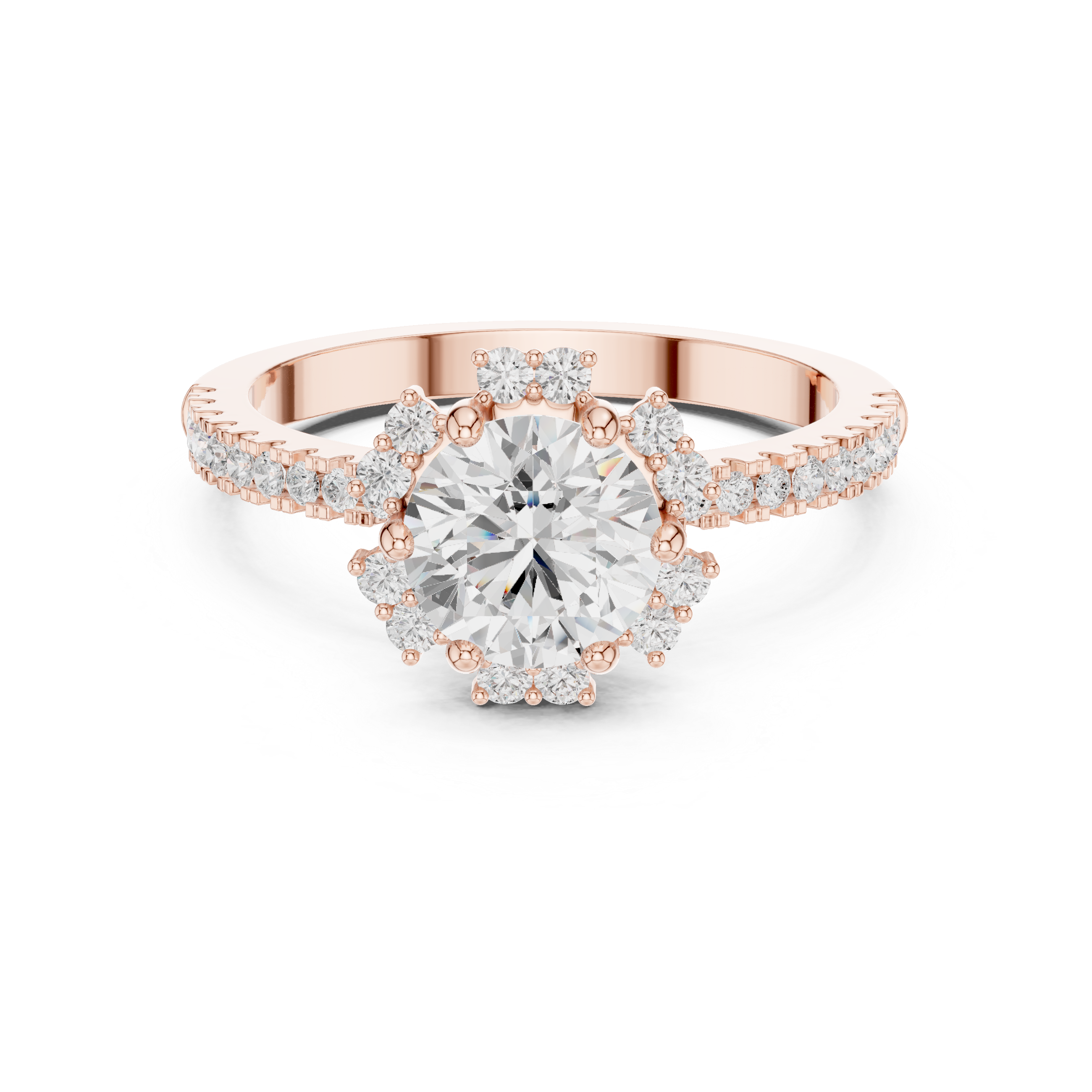 Oasis Bloom Lab Grown Diamond Octagon Halo