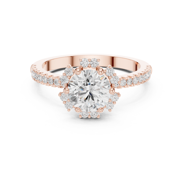 Oasis Bloom Lab Grown Diamond Octagon Halo