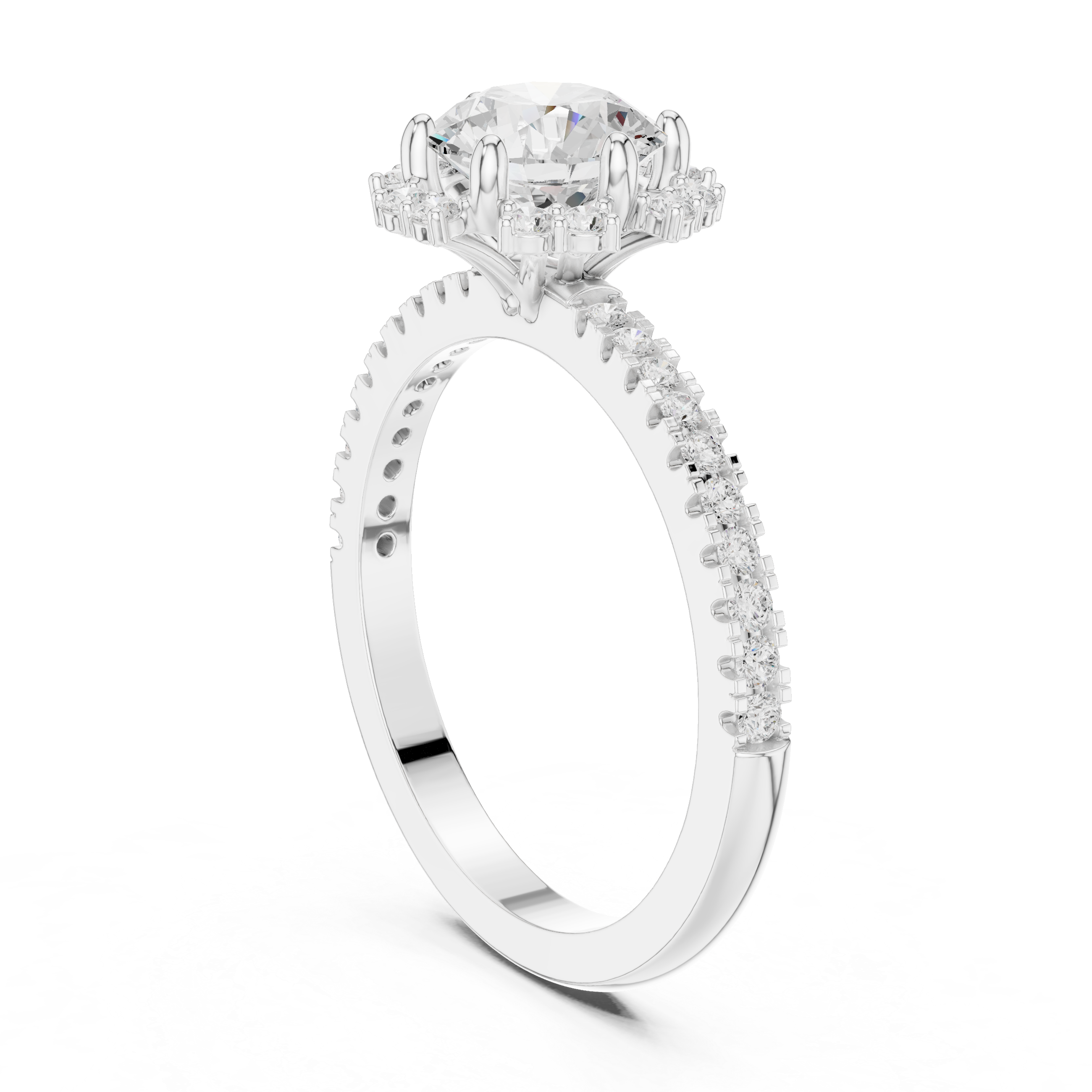 Oasis Bloom Lab Grown Diamond Octagon Halo