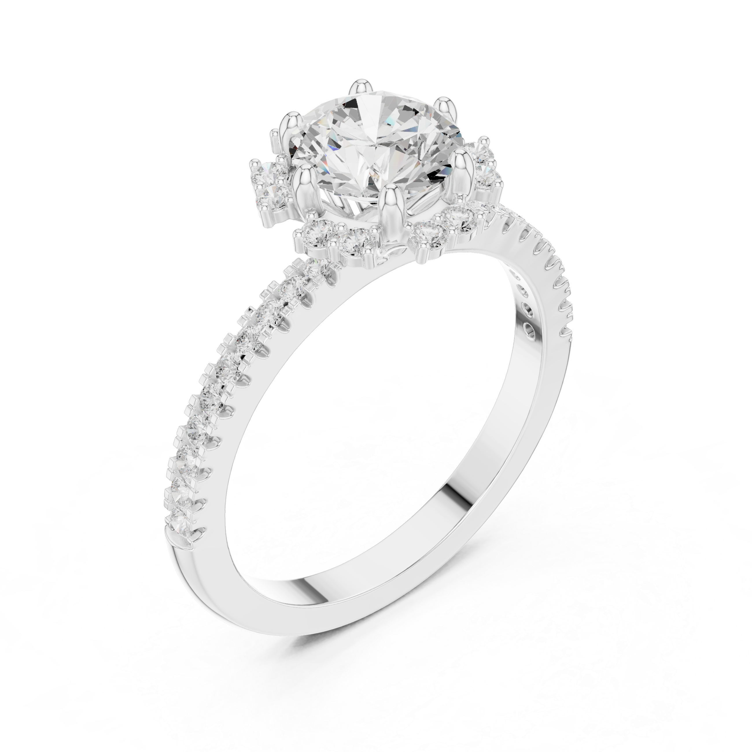Oasis Bloom Lab Grown Diamond Octagon Halo