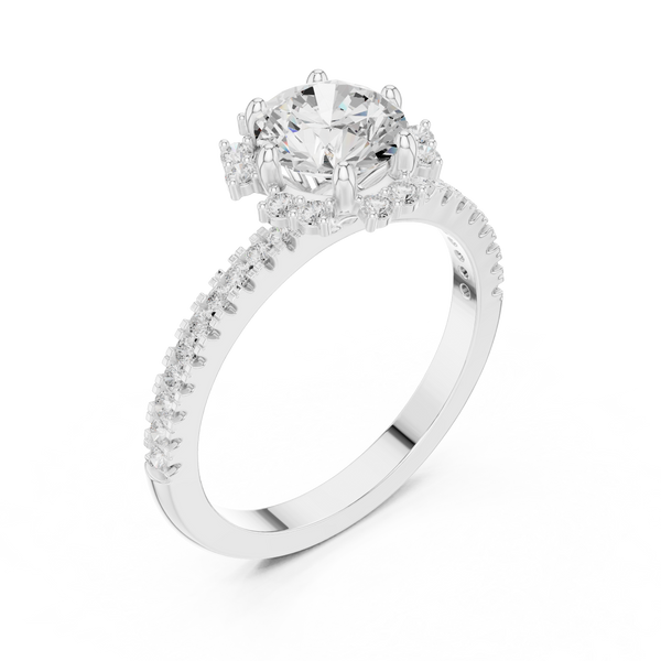 Oasis Bloom Lab Grown Diamond Octagon Halo