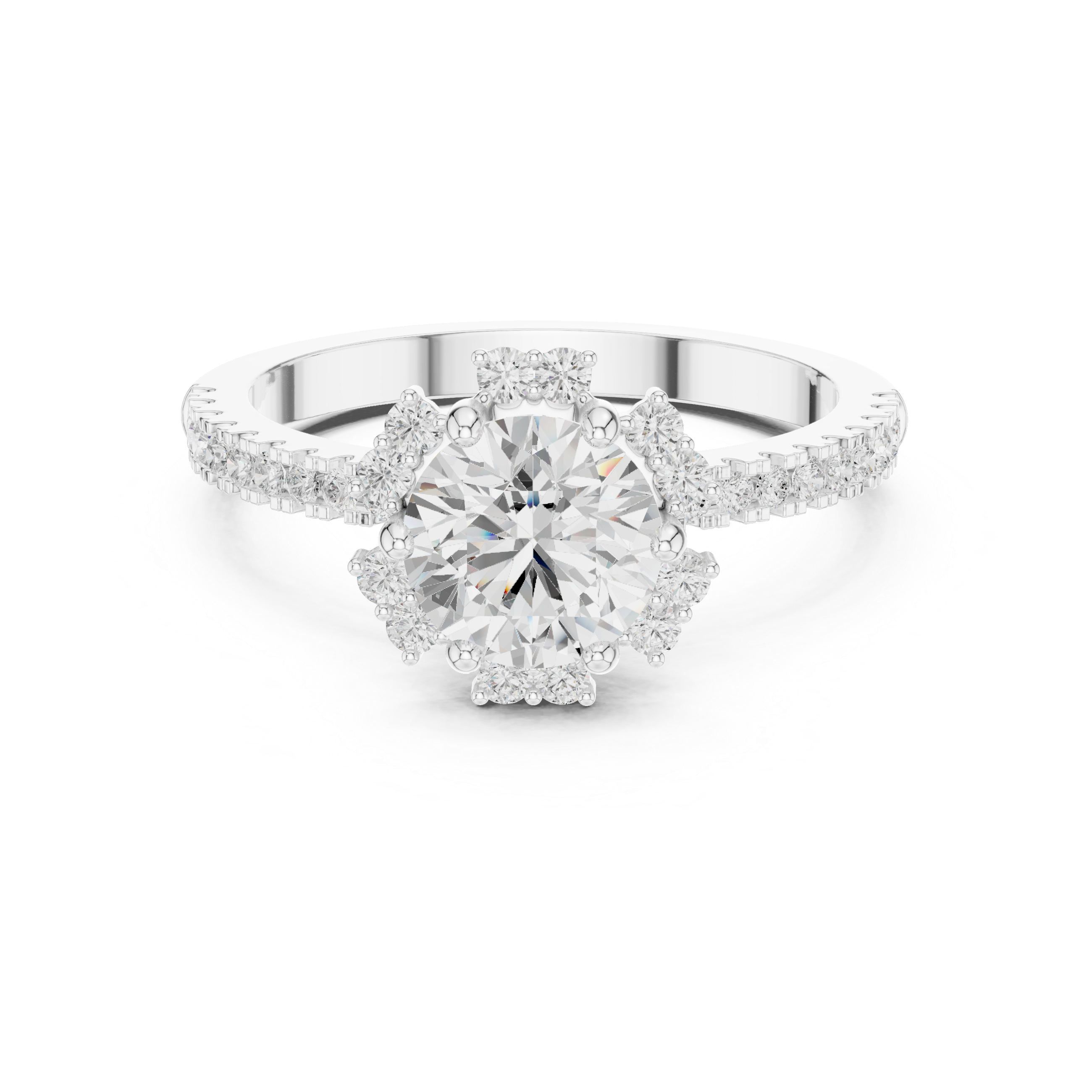Oasis Bloom Lab Grown Diamond Octagon Halo