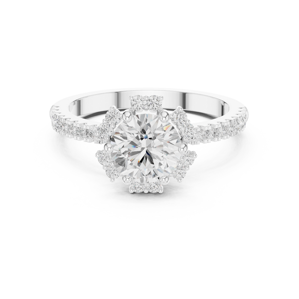 Oasis Bloom Lab Grown Diamond Octagon Halo