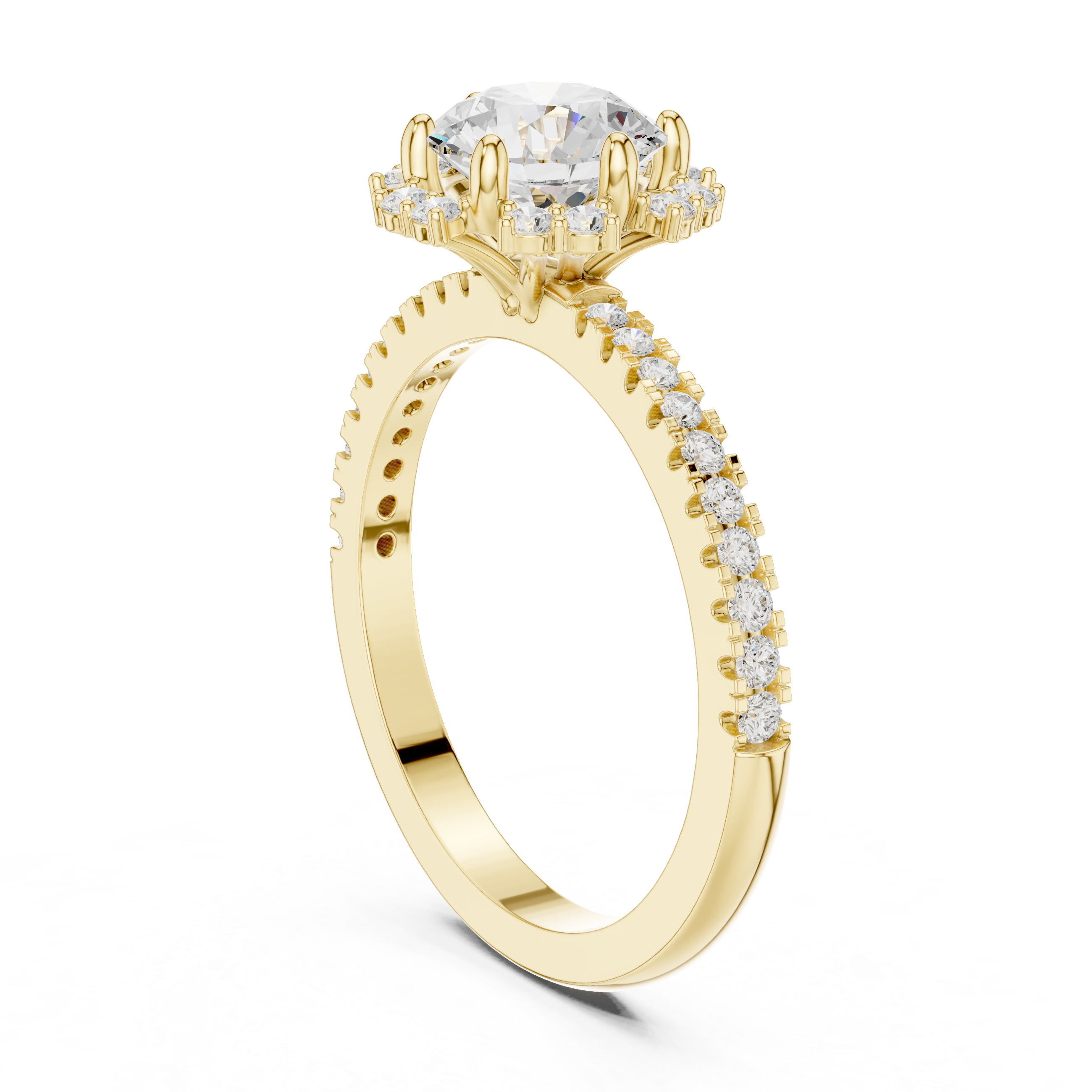 Oasis Bloom Lab Grown Diamond Octagon Halo