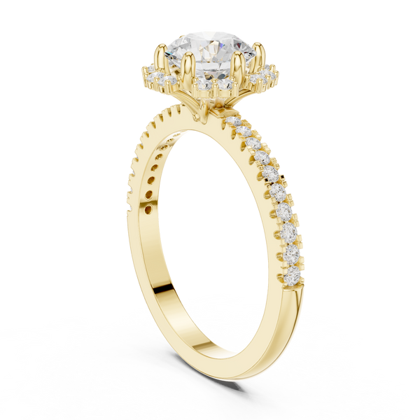 Oasis Bloom Lab Grown Diamond Octagon Halo