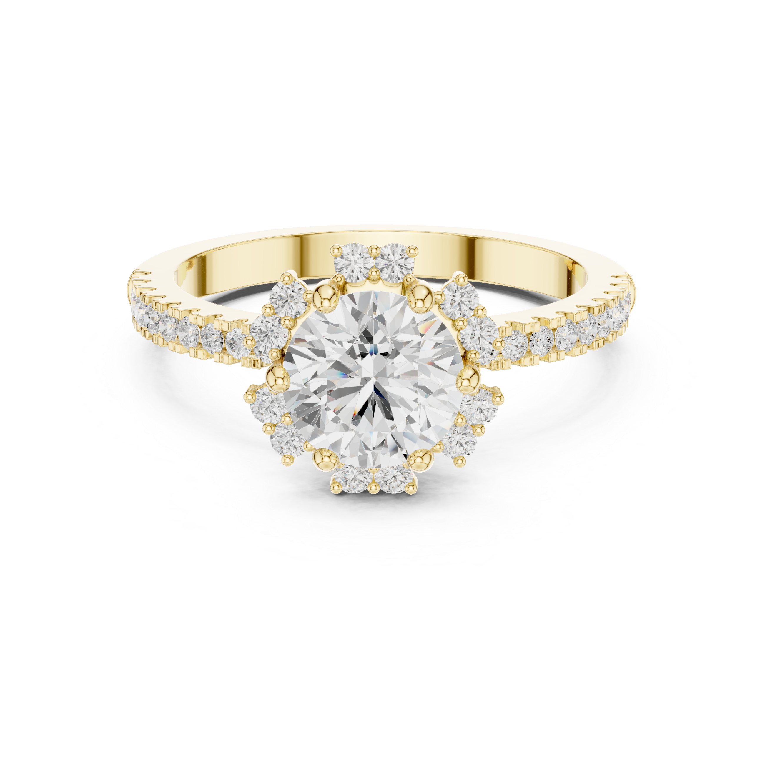 Oasis Bloom Lab Grown Diamond Octagon Halo