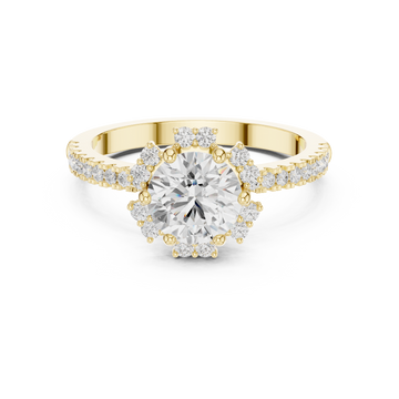 Oasis Bloom Lab Grown Diamond Octagon Halo