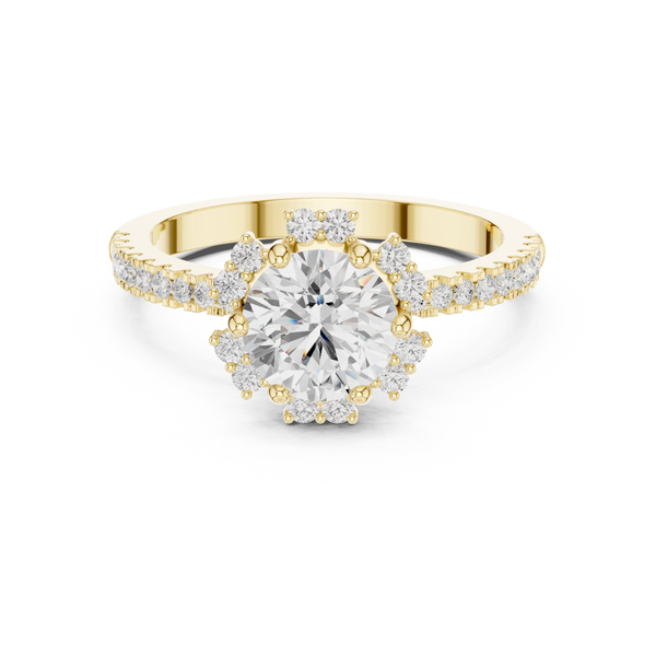 Oasis Bloom Lab Grown Diamond Octagon Halo