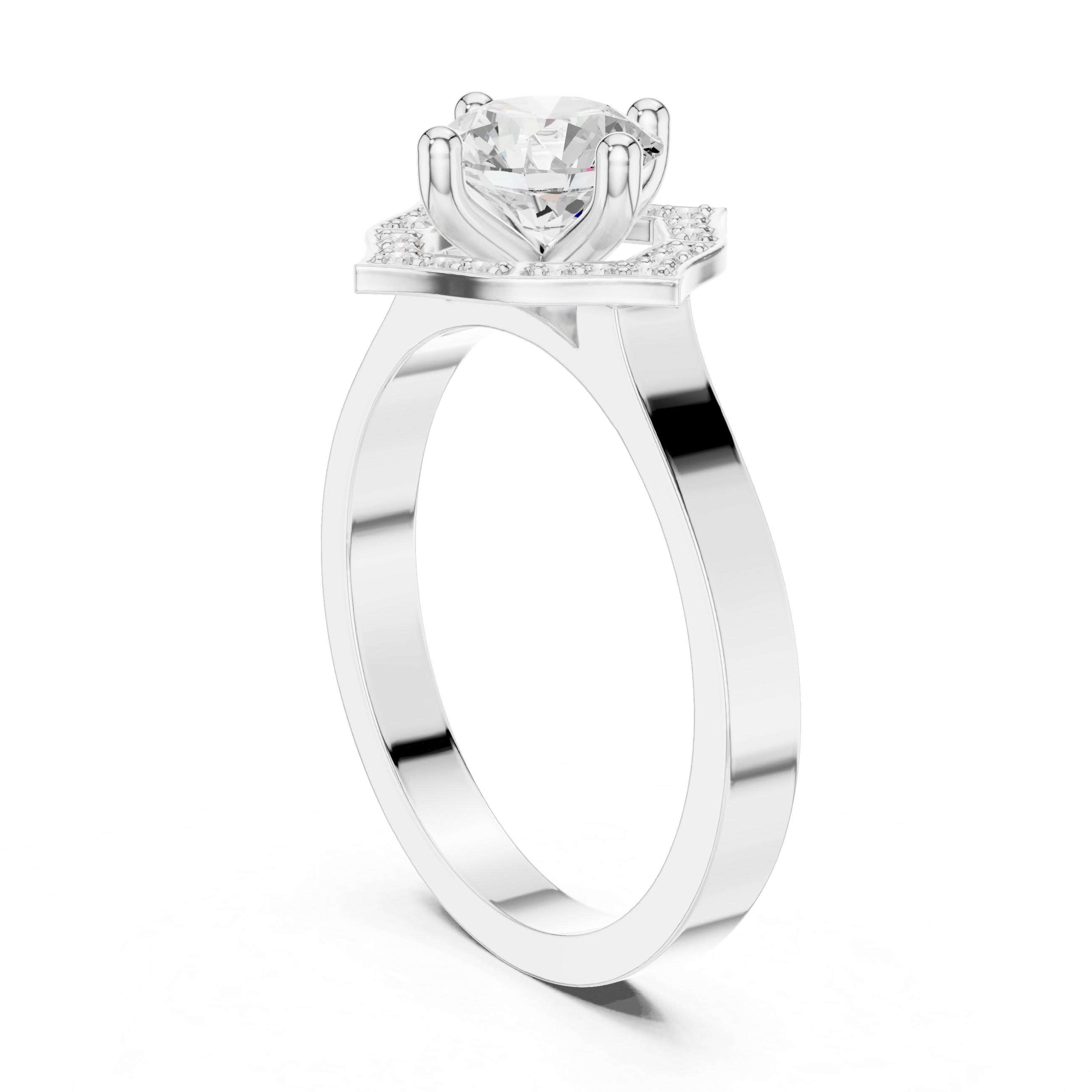 Dew Drop Lab Grown Diamond Diminutive Stack Band