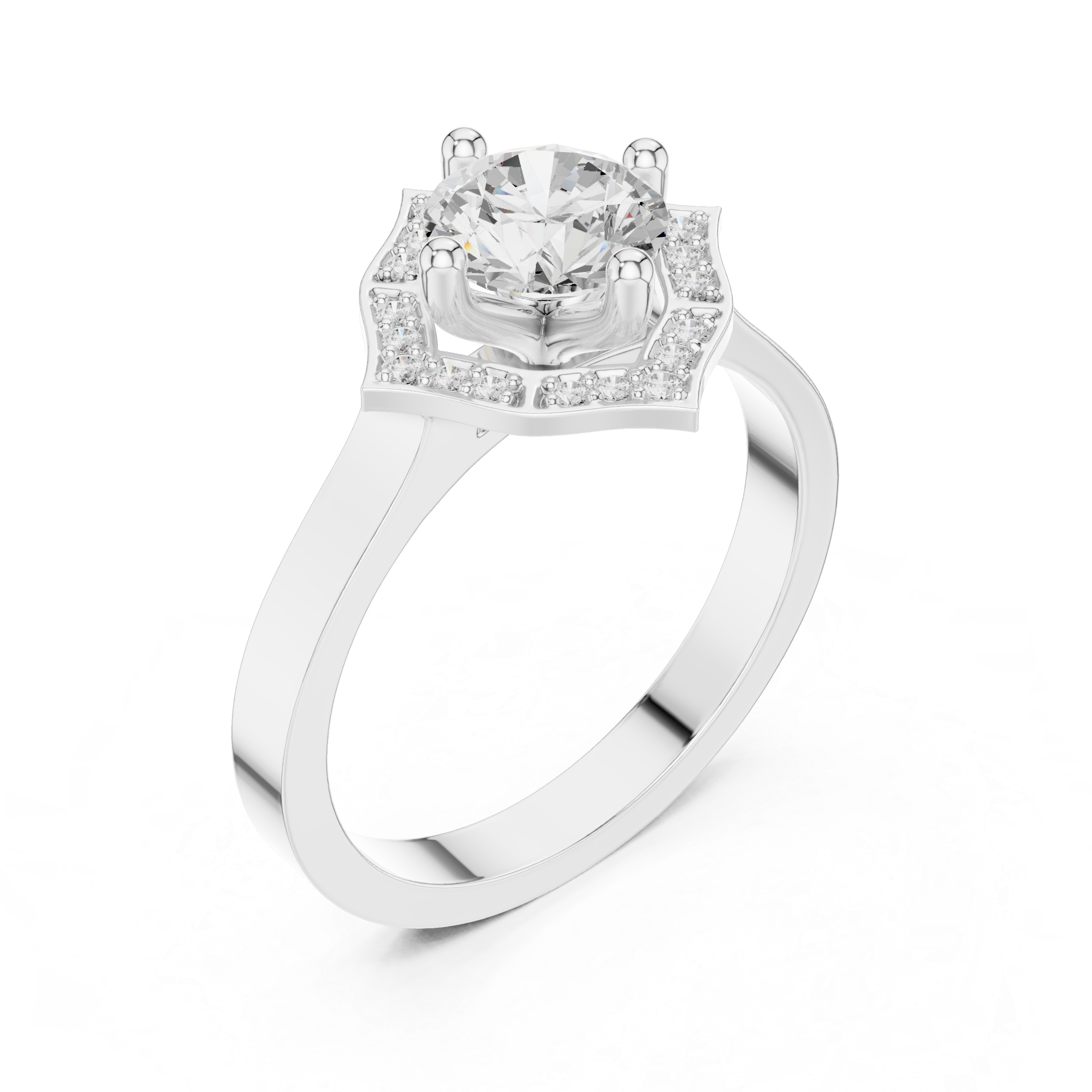 Dew Drop Lab Grown Diamond Diminutive Stack Band