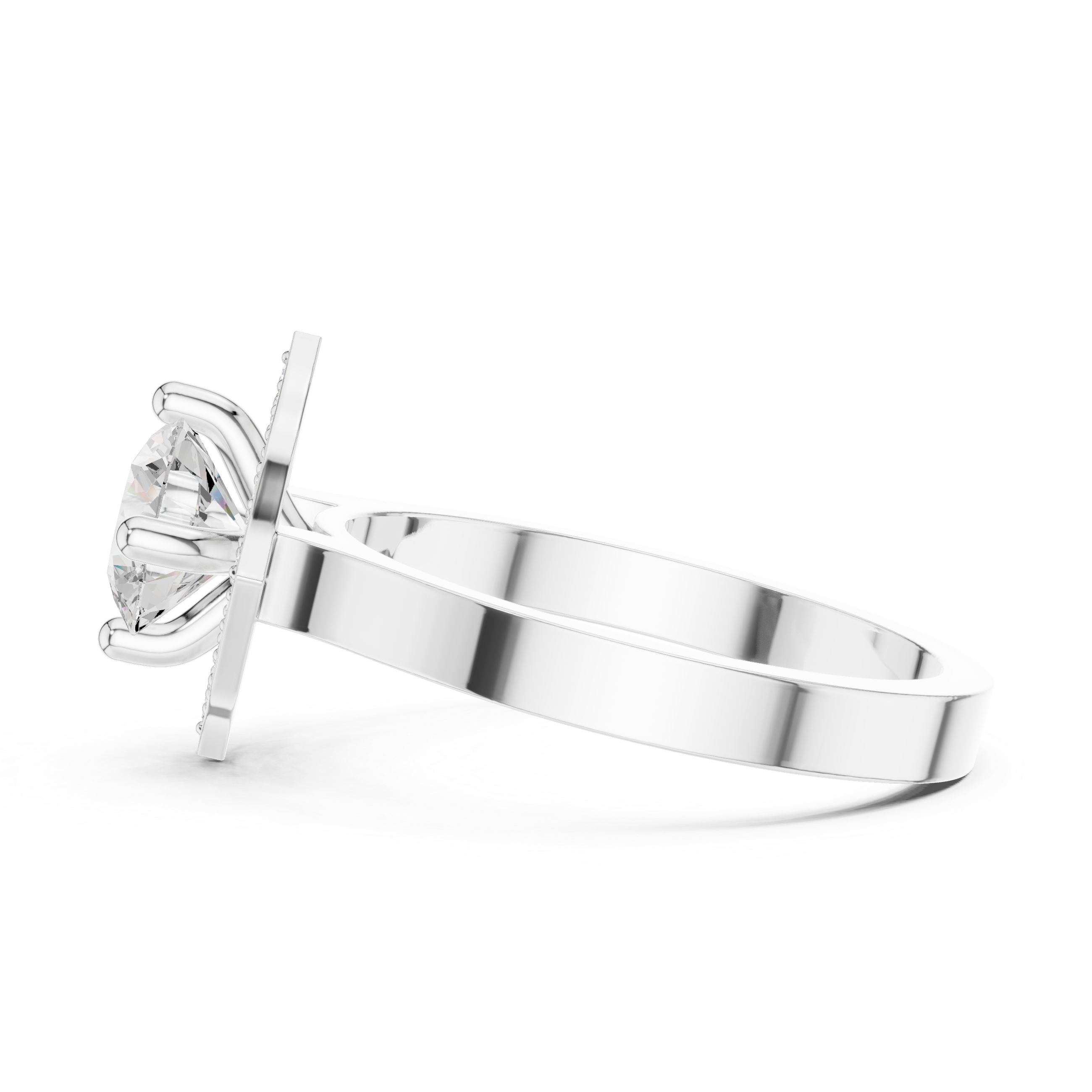 Dew Drop Lab Grown Diamond Diminutive Stack Band