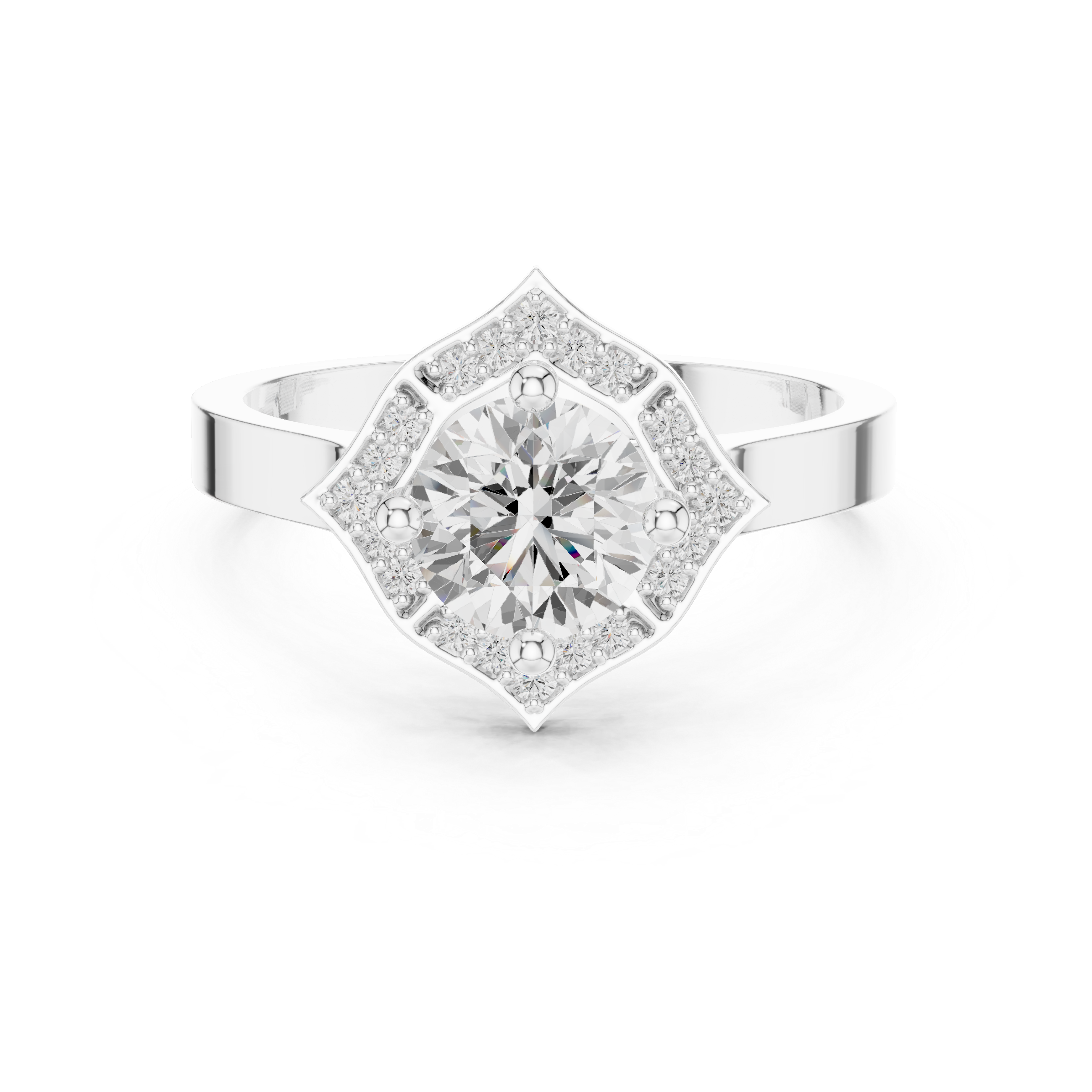 Dew Drop Lab Grown Diamond Diminutive Stack Band
