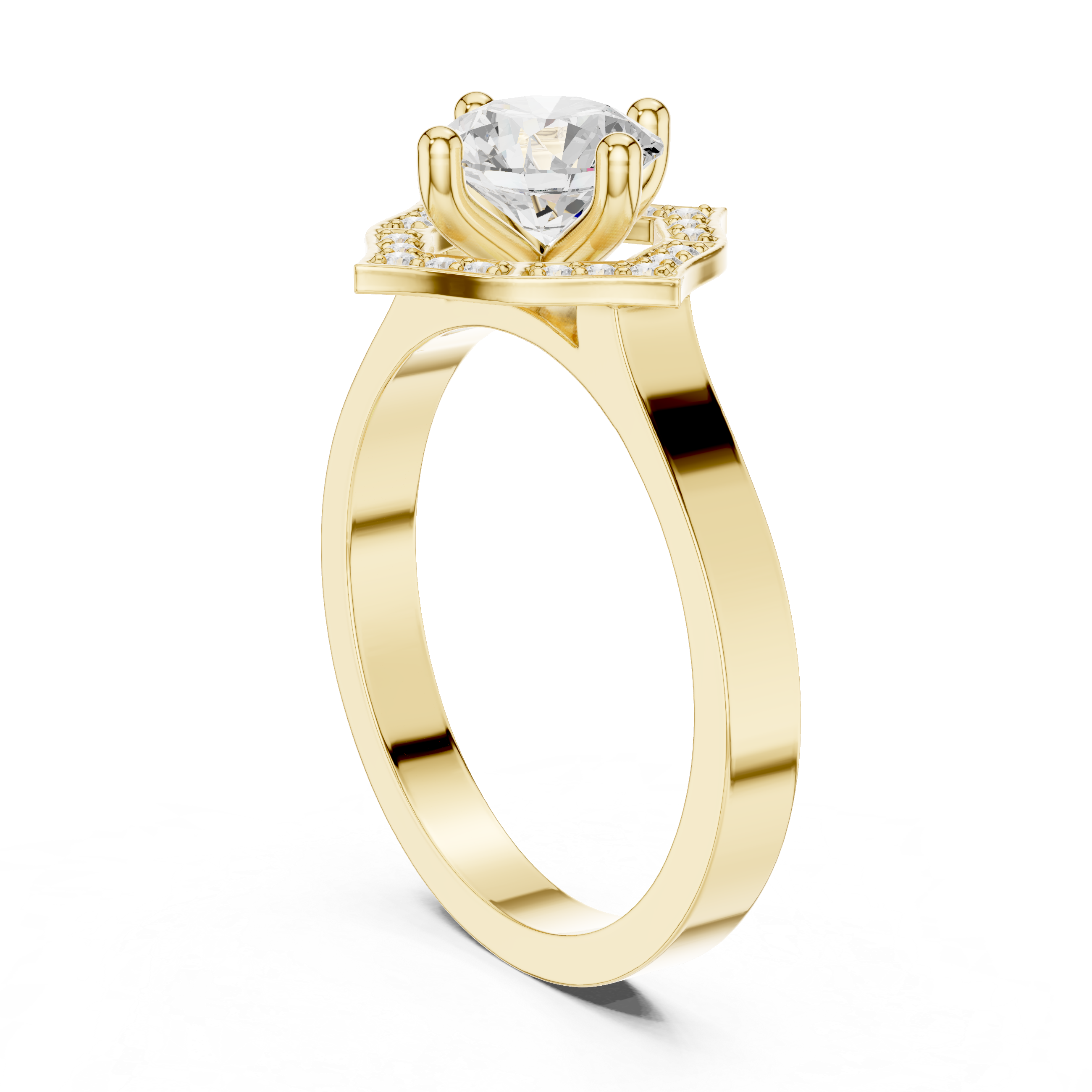 Dew Drop Lab Grown Diamond Diminutive Stack Band