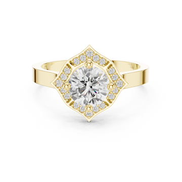 Dew Drop Lab Grown Diamond Diminutive Stack Band