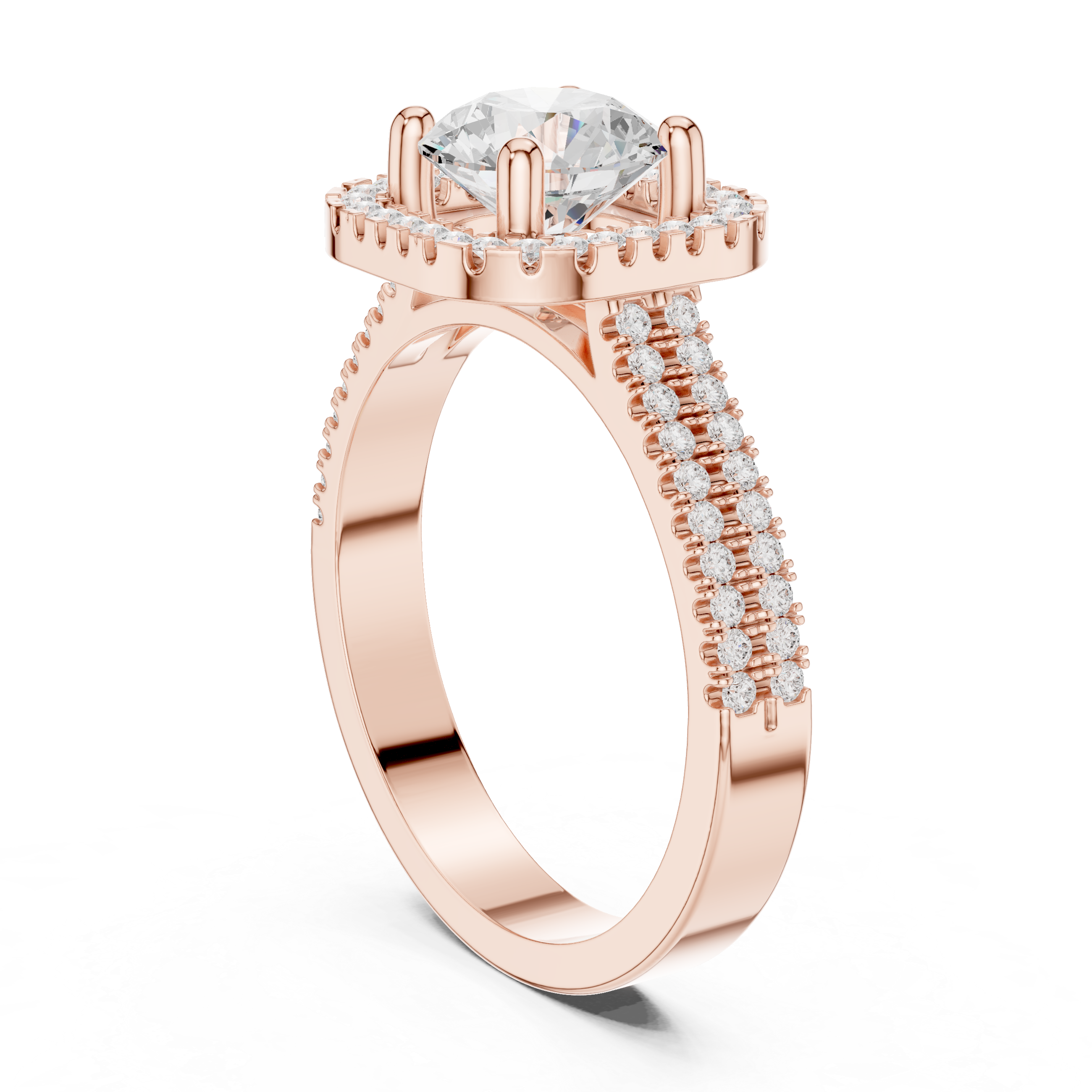 Dune Grass Lab Grown Diamond Multi Row Ring