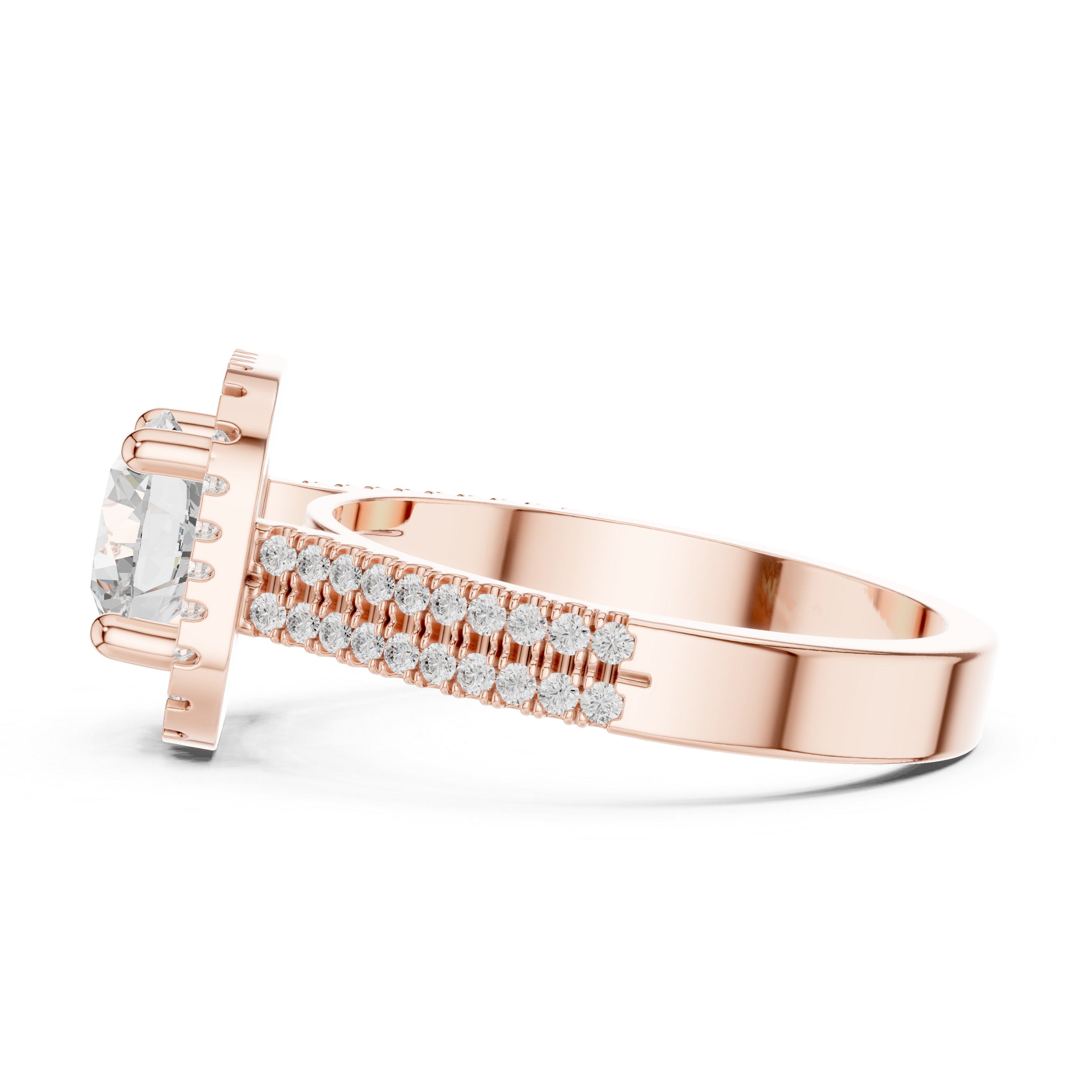 Dune Grass Lab Grown Diamond Multi Row Ring