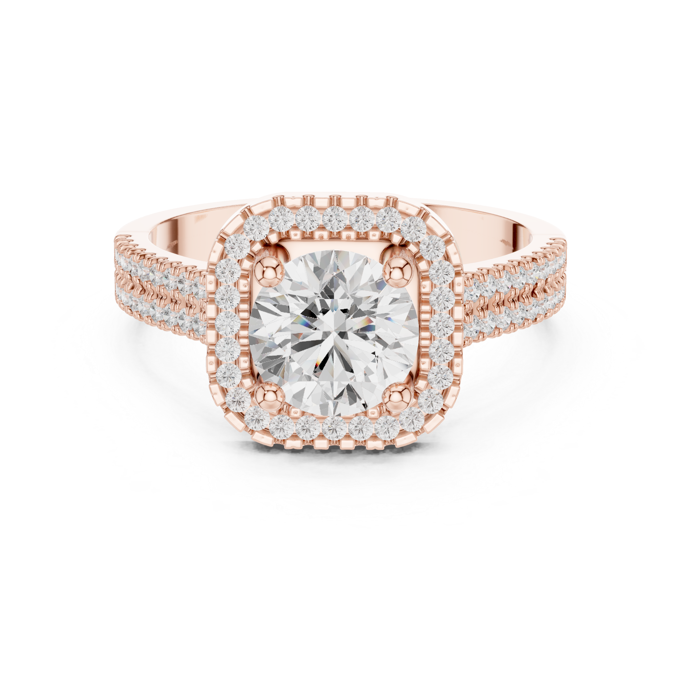Dune Grass Lab Grown Diamond Multi Row Ring