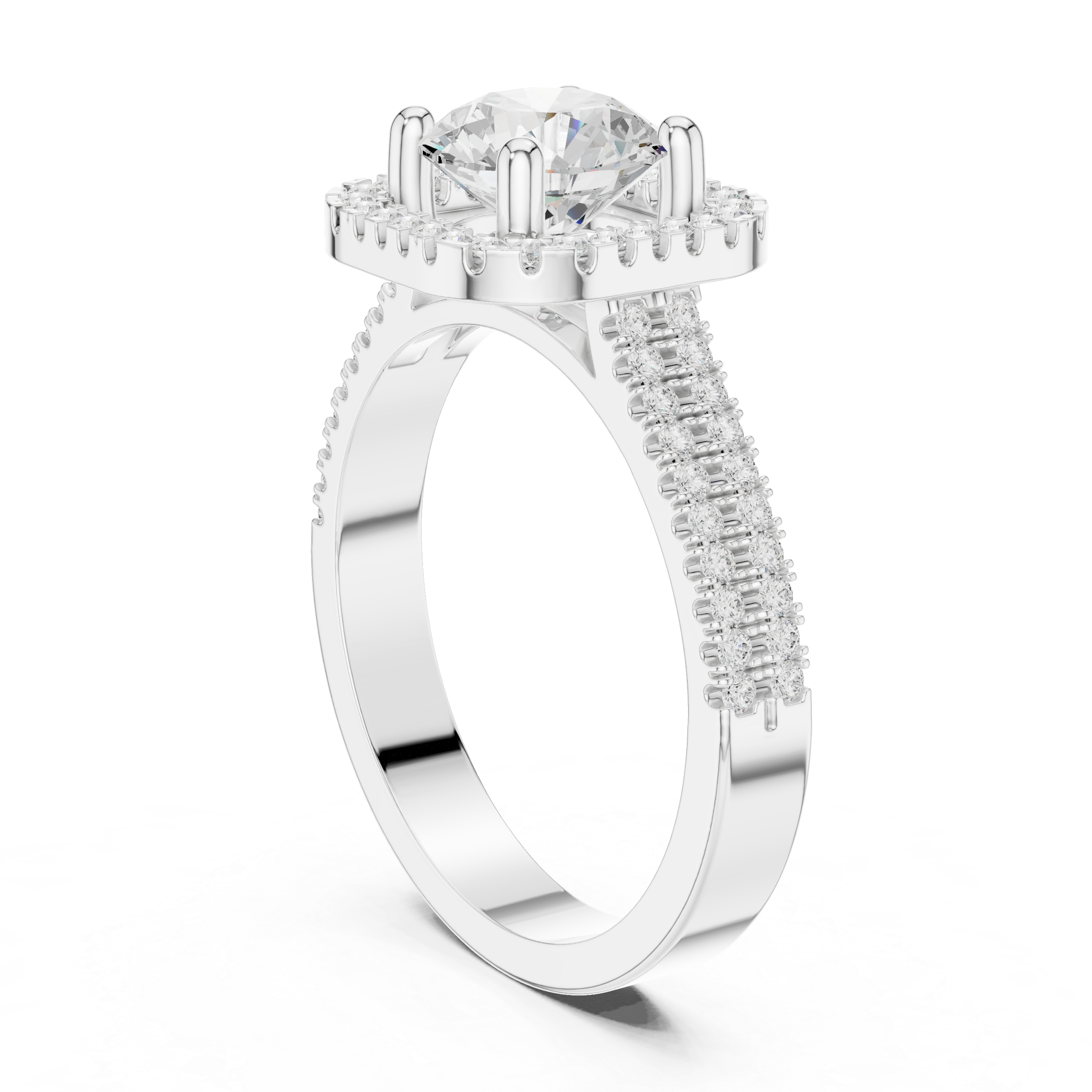 Dune Grass Lab Grown Diamond Multi Row Ring