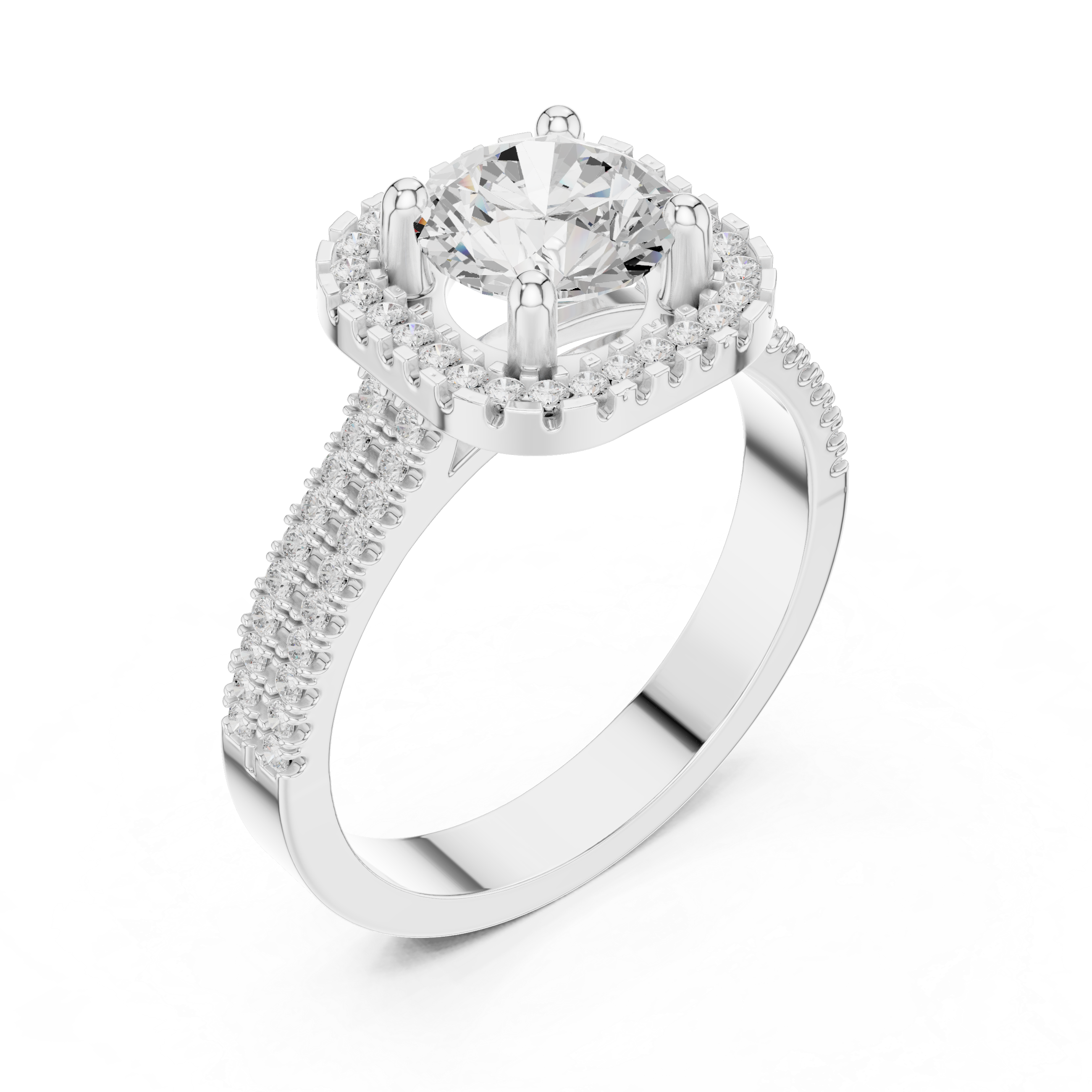 Dune Grass Lab Grown Diamond Multi Row Ring