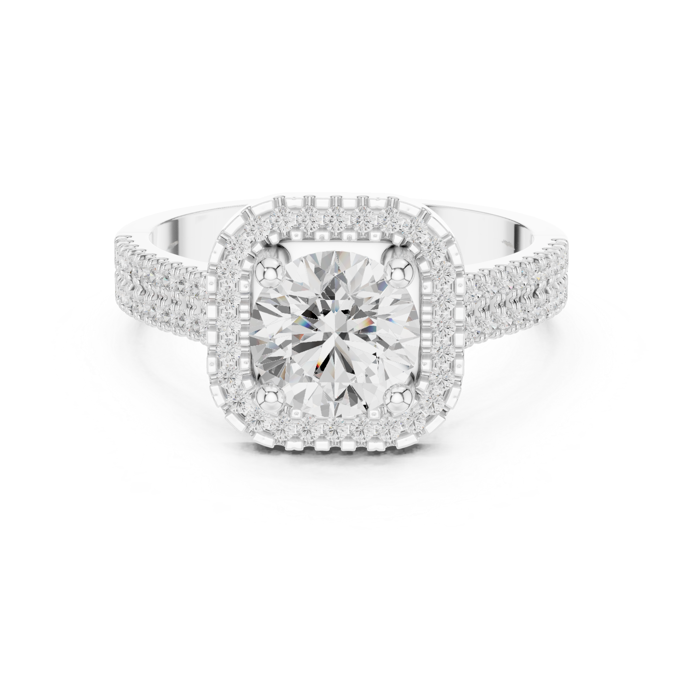 Dune Grass Lab Grown Diamond Multi Row Ring