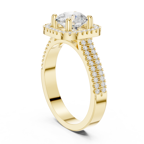 Dune Grass Lab Grown Diamond Multi Row Ring