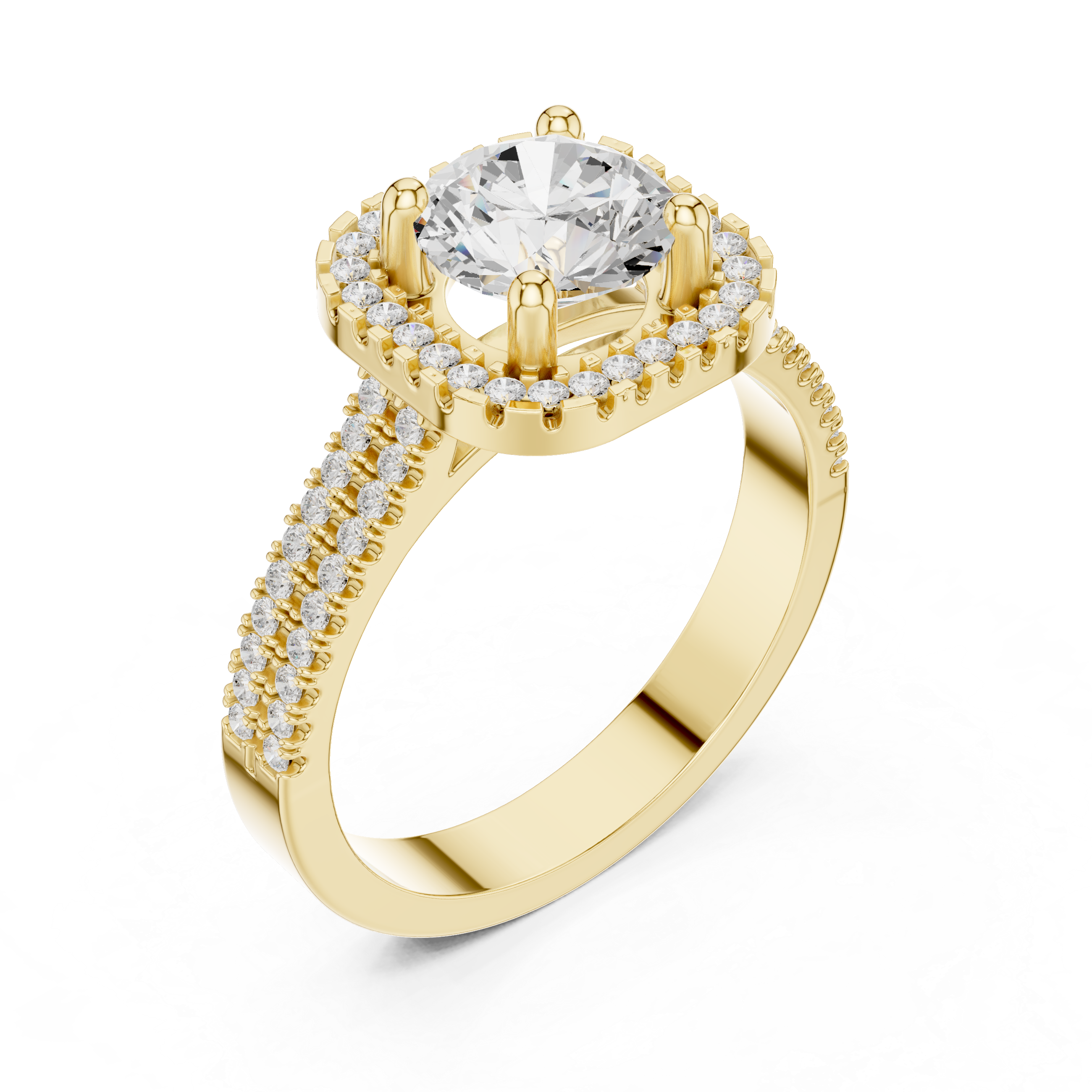 Dune Grass Lab Grown Diamond Multi Row Ring