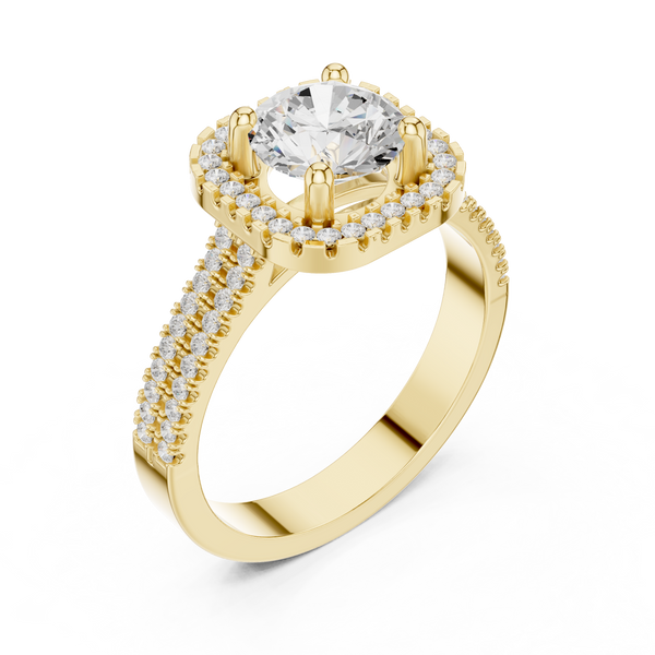 Dune Grass Lab Grown Diamond Multi Row Ring
