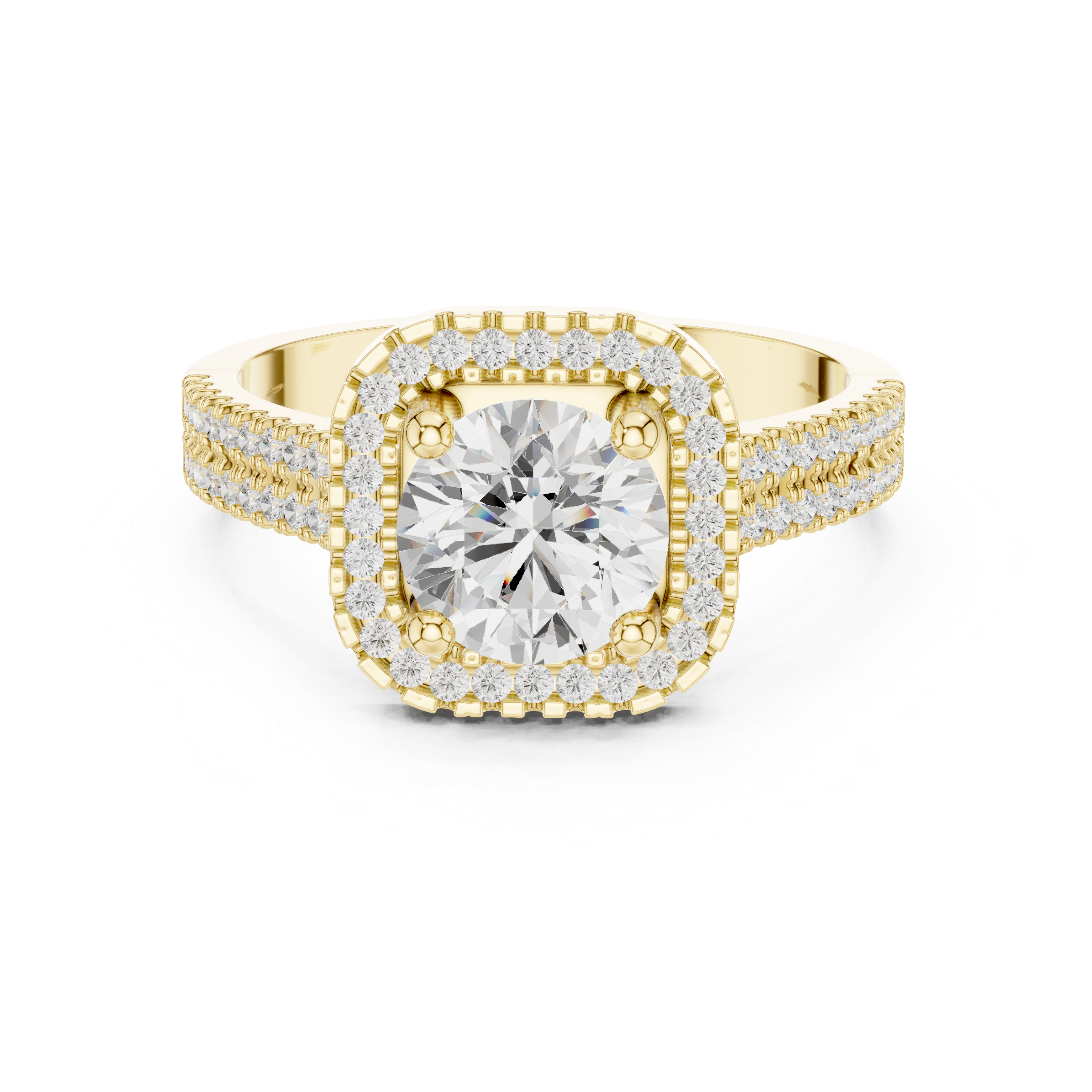Dune Grass Lab Grown Diamond Multi Row Ring