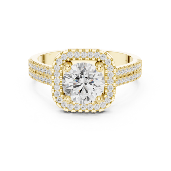 Dune Grass Lab Grown Diamond Multi Row Ring