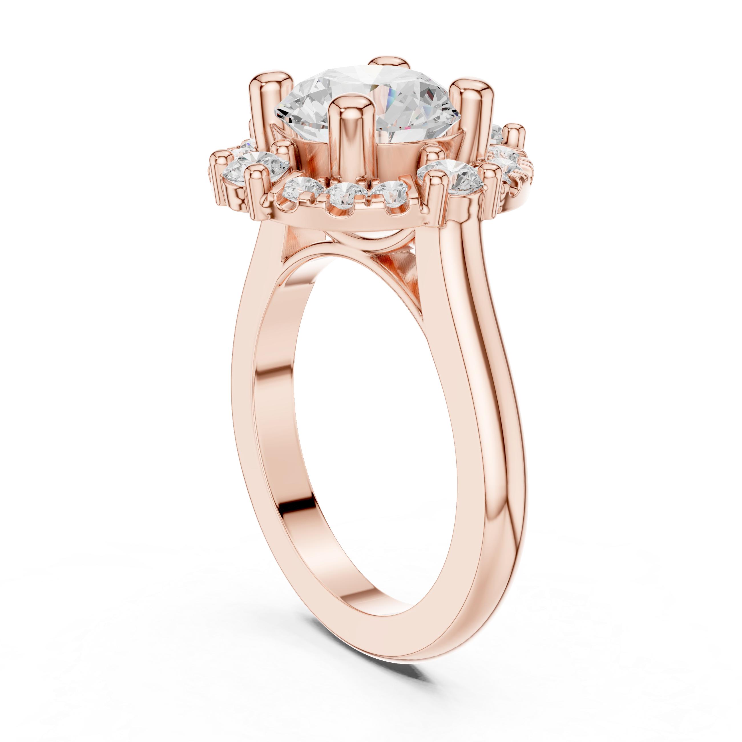 Marigold Glow Lab Grown Diamond Custom Stack Band