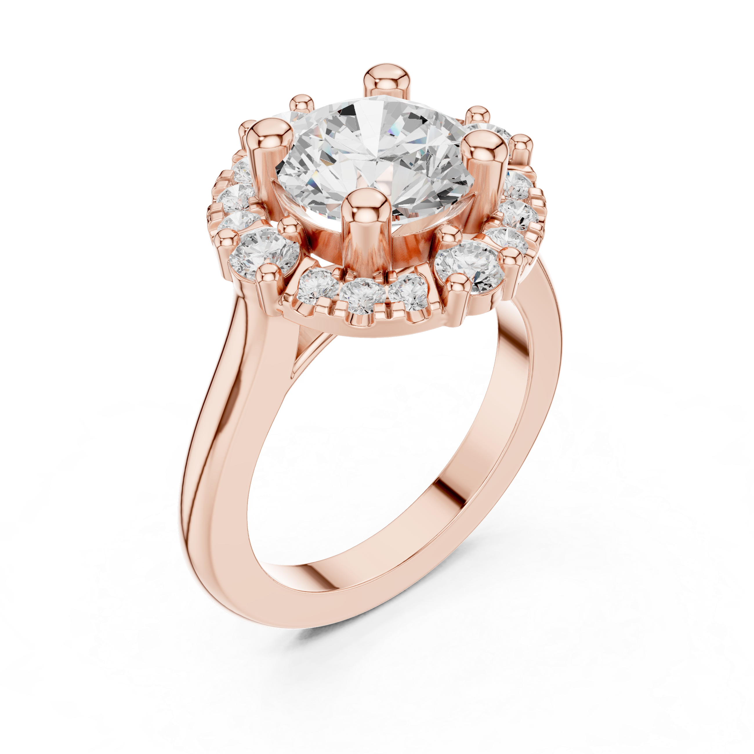 Marigold Glow Lab Grown Diamond Custom Stack Band
