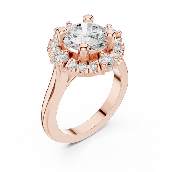 Marigold Glow Lab Grown Diamond Custom Stack Band
