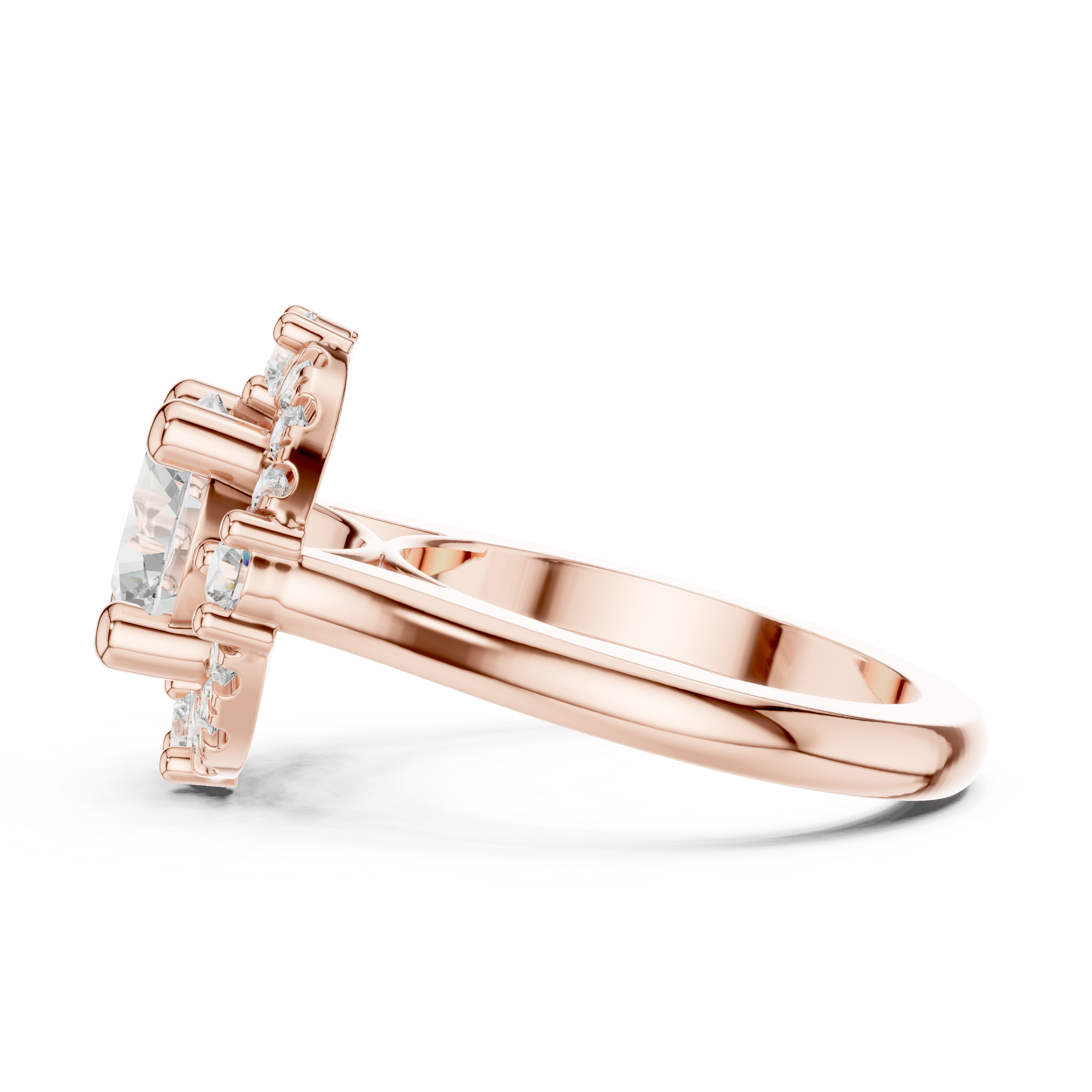 Marigold Glow Lab Grown Diamond Custom Stack Band