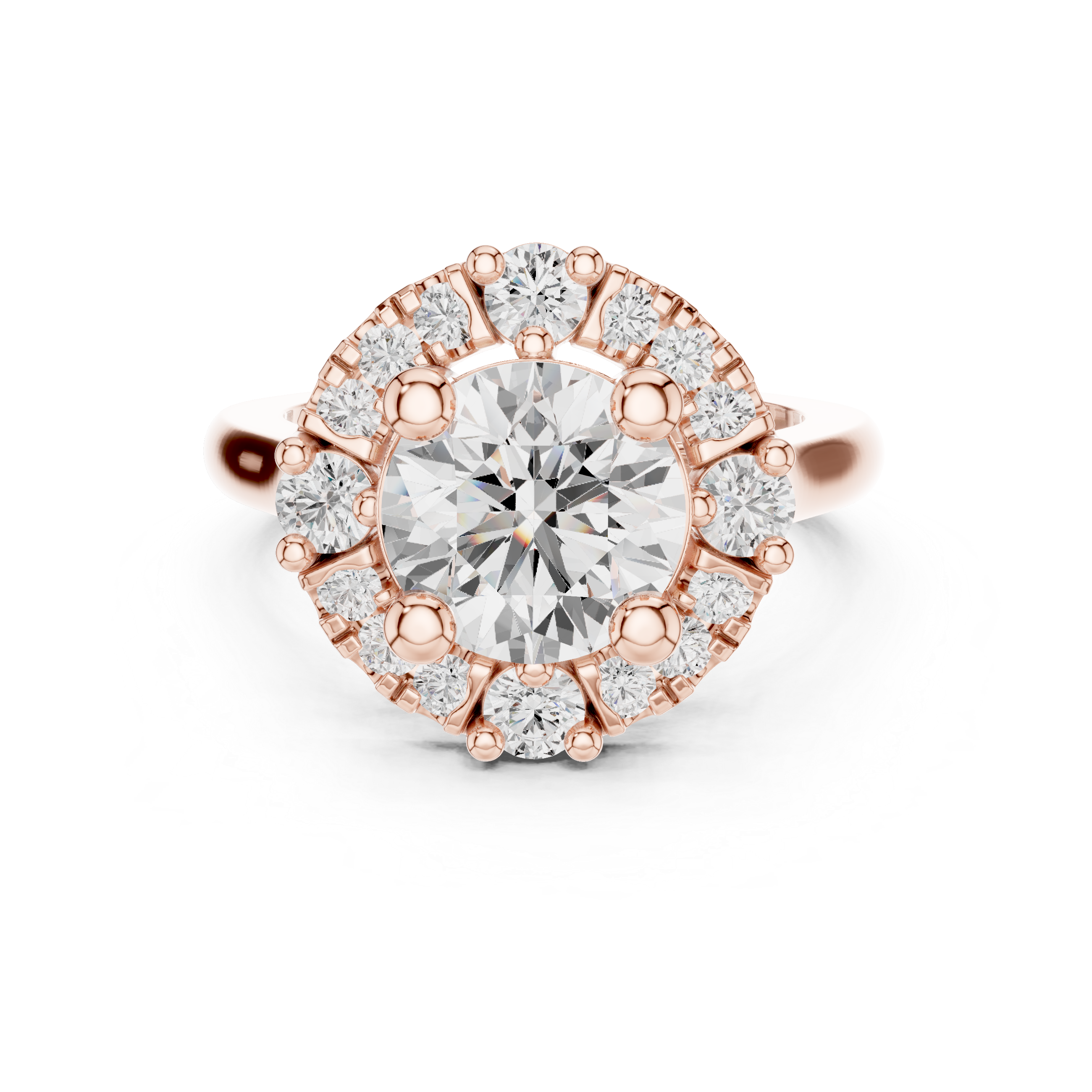 Marigold Glow Lab Grown Diamond Custom Stack Band