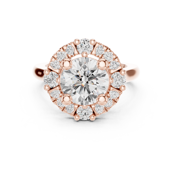 Marigold Glow Lab Grown Diamond Custom Stack Band