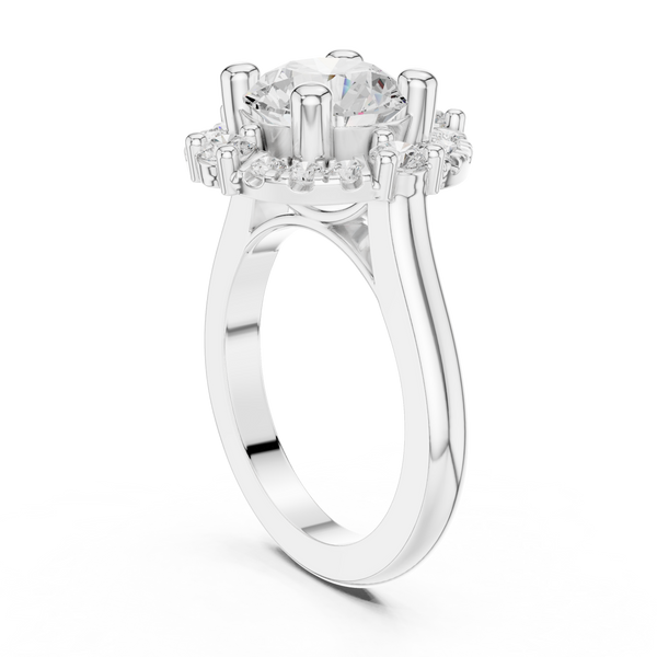 Marigold Glow Lab Grown Diamond Custom Stack Band