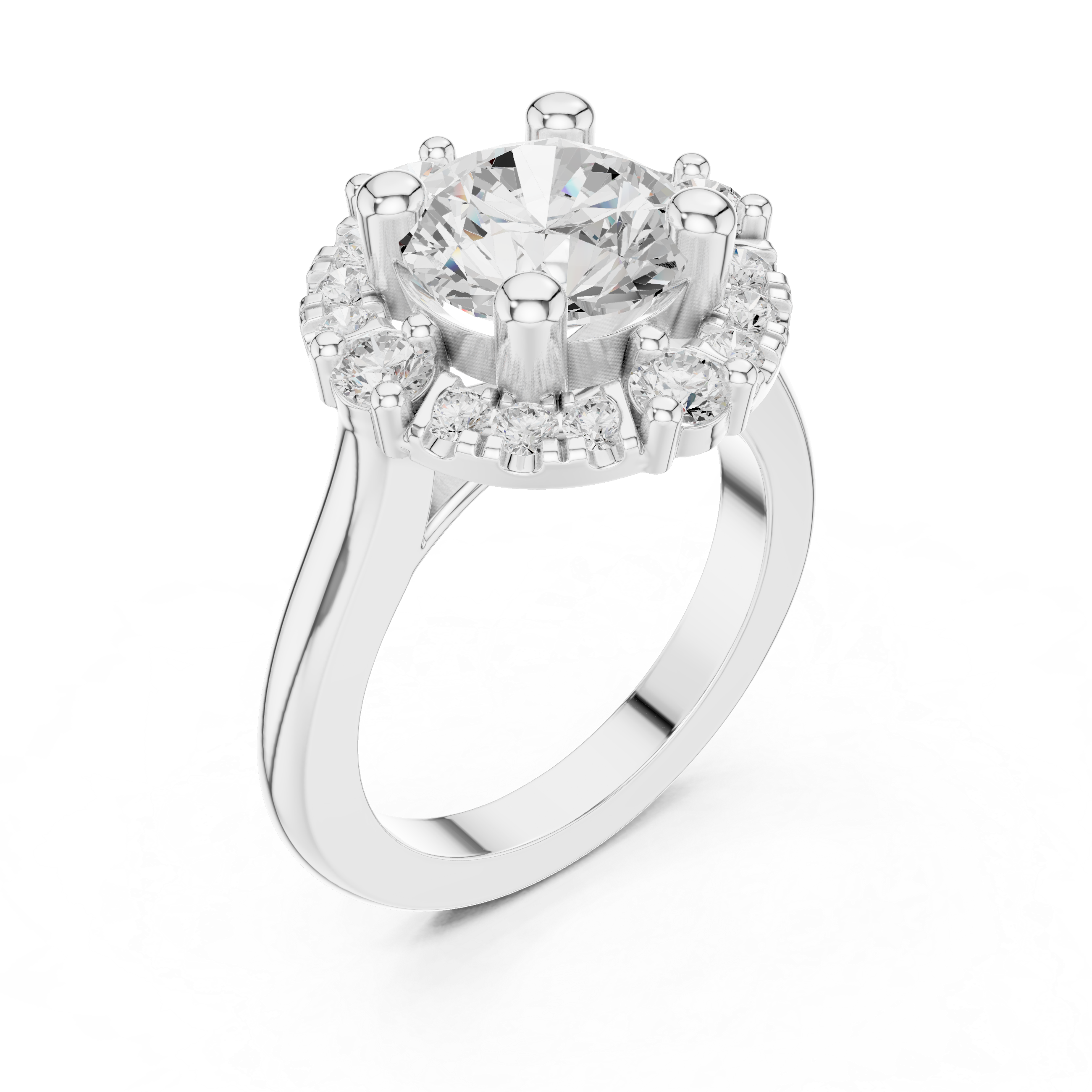 Marigold Glow Lab Grown Diamond Custom Stack Band